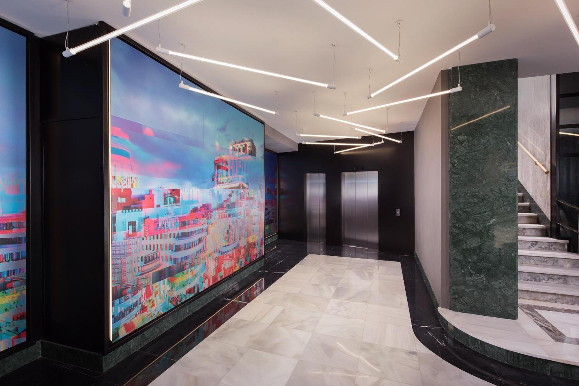 Aloft Madrid Gran Via Hotel Eksteriør billede